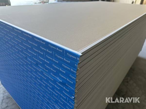 Gipsskivor 1200x2500mm 76st