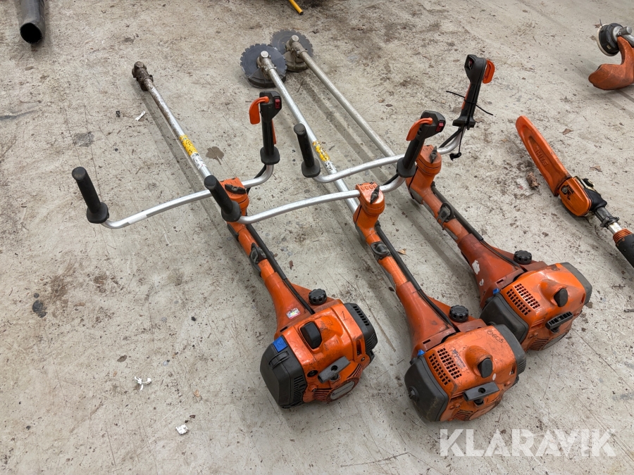 Röjsåg Husqvarna med sele 3 st
