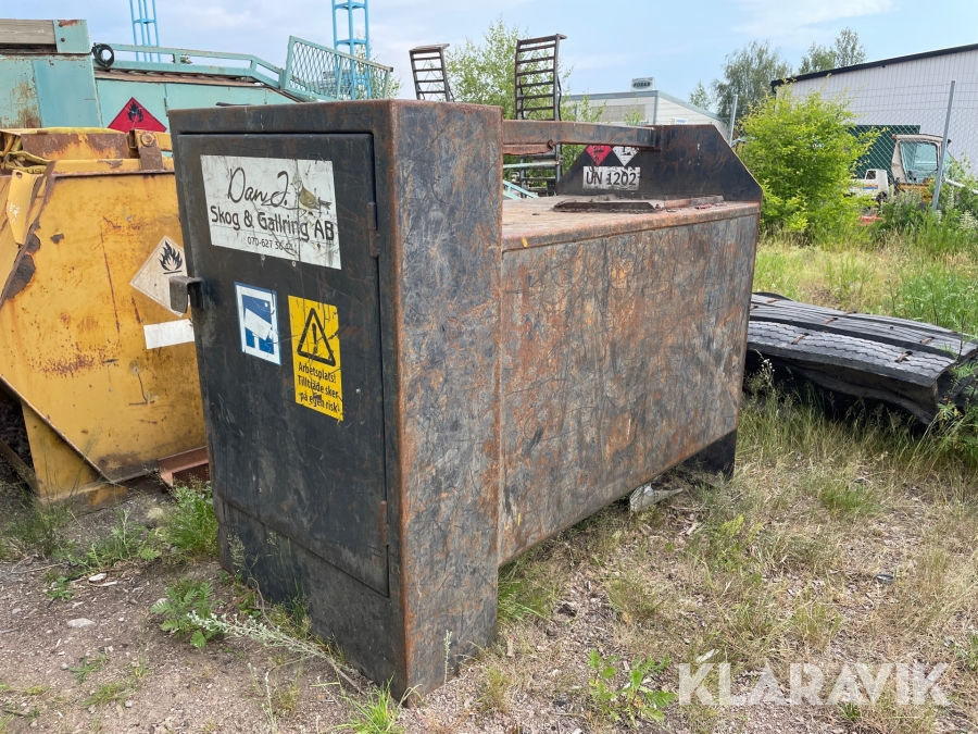 Dieseltank Wärnströms industri AB 1500L