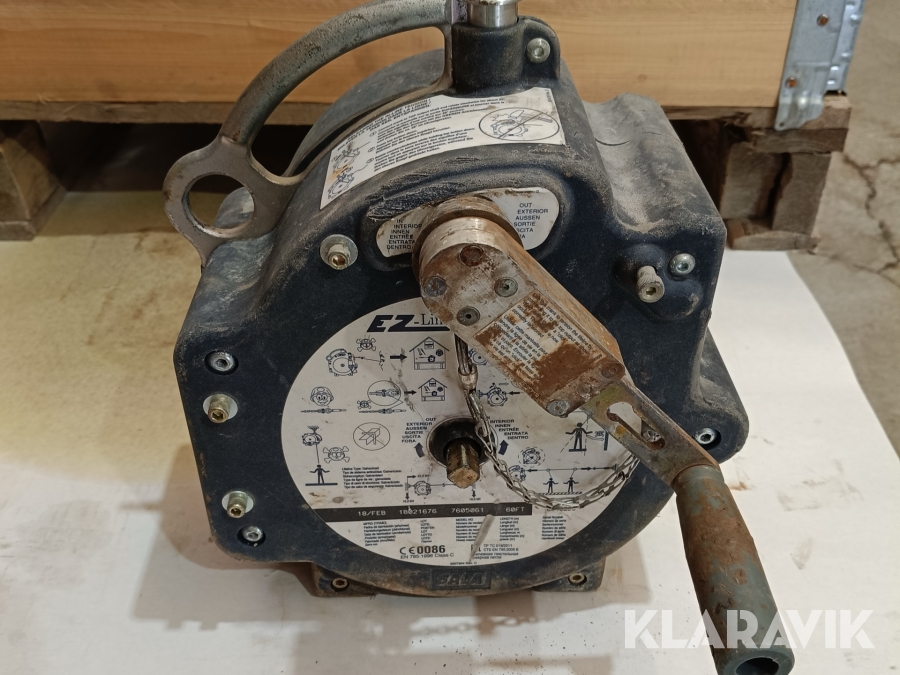 Säkerhetslina med infällbar vajer Sala EZ Line 7605061