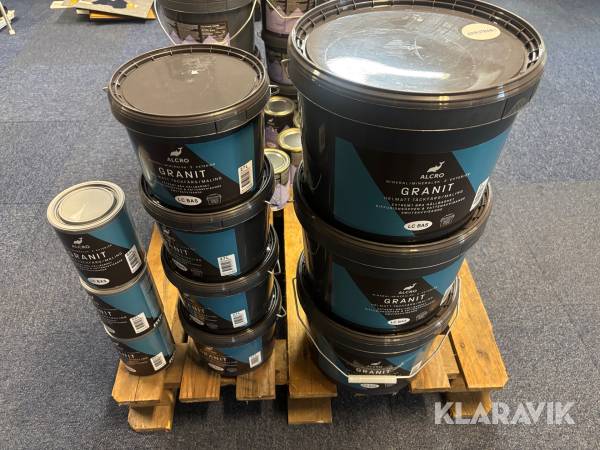 Målarfärg Alcro Mineral 2 exteriör granit 40,5L