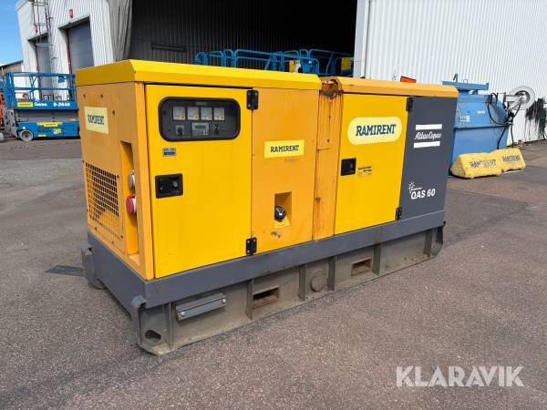 Dieselgenerator/Elverk Atlas Copco QAS 60