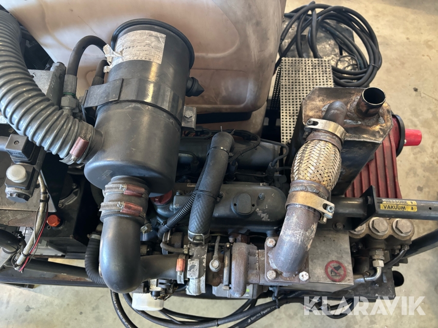 Spolaggregat ROM BV Compact PRO med TEHA BR750 värmeaggregat