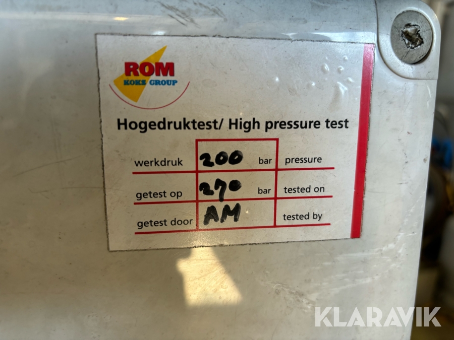 Spolaggregat ROM BV Compact PRO med TEHA BR750 värmeaggregat