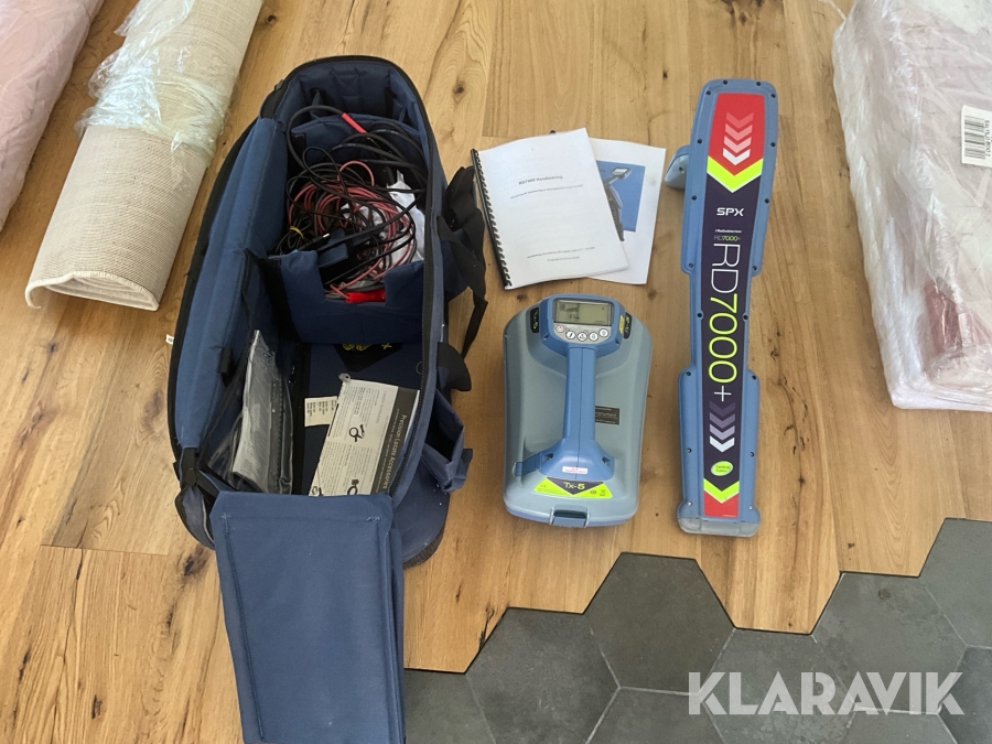 Kabelsökare Radiodetection RD 7000 med väska och tillbehör