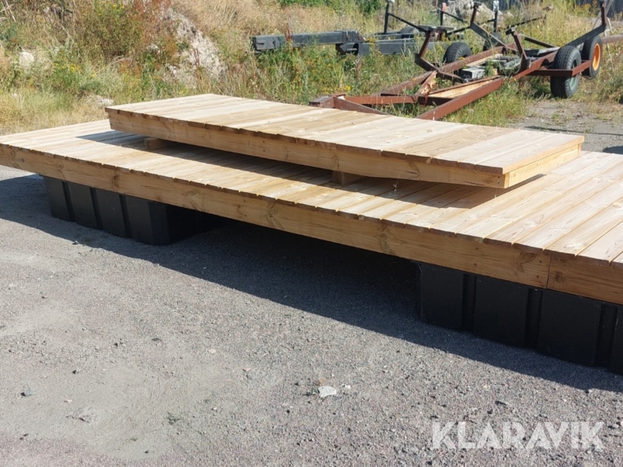 Flytbrygga 5.0x2.0m med landgång