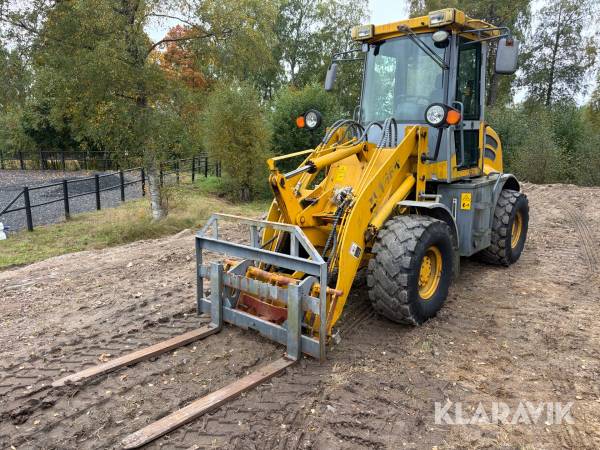 Midjestyrd hjullastare Hongyuan ZL 16F+