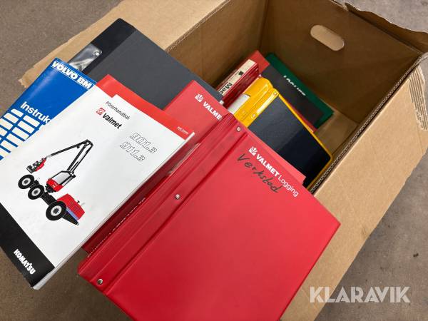 Skogsmaskinslitteratur Valmet / Volvo / Loglift