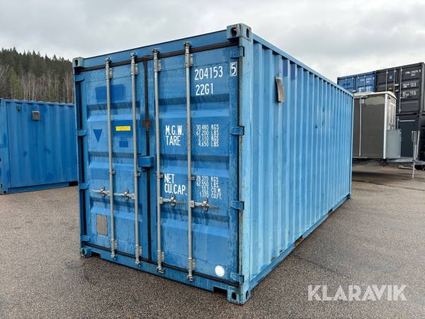 Förrådscontainer isolerad 20-fot