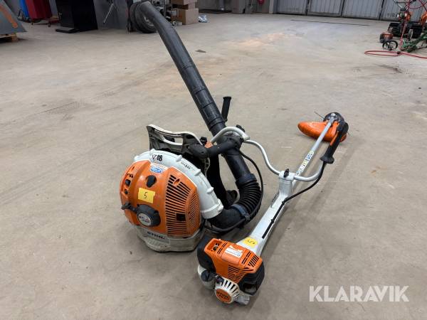 Trädgårdsmaskiner Stihl Lövblås och Trimmer