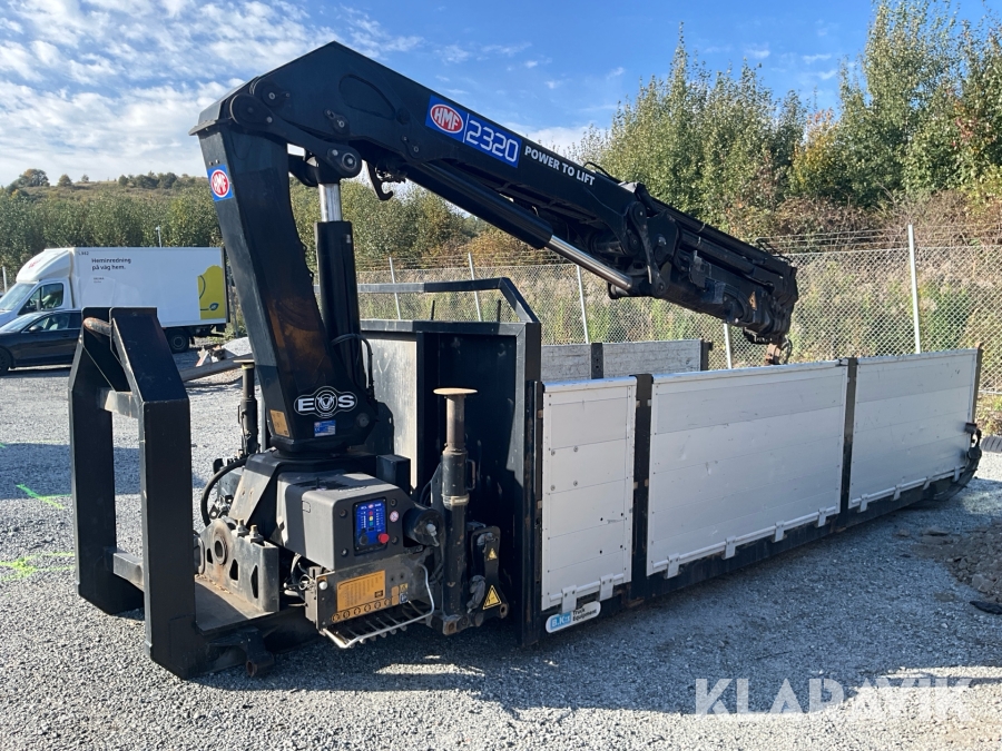 Kranflak HMF 2320K-RCS med gripskopa