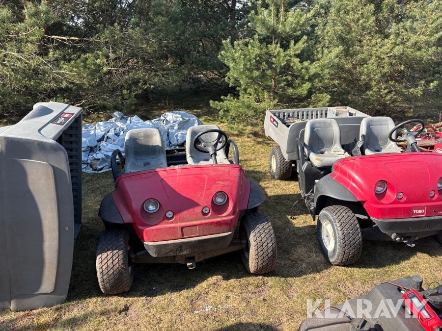 Golfbil Toro Workman e2050 med tippflak 2st