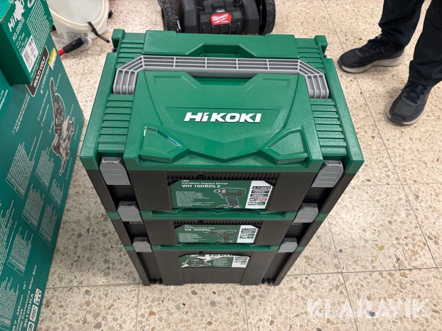 Verktygspaket Hikoki C3606DA / DS18DBSL / WH 18DBDL2 skruvdragare /Slagskruvdragare / Cirkelsåg