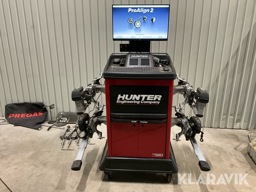 4-hjulsinställare Hunter P260