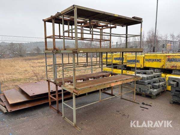 Armeringsbord med rullar 6 st Myrby