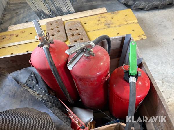 Brandsläckare 3st