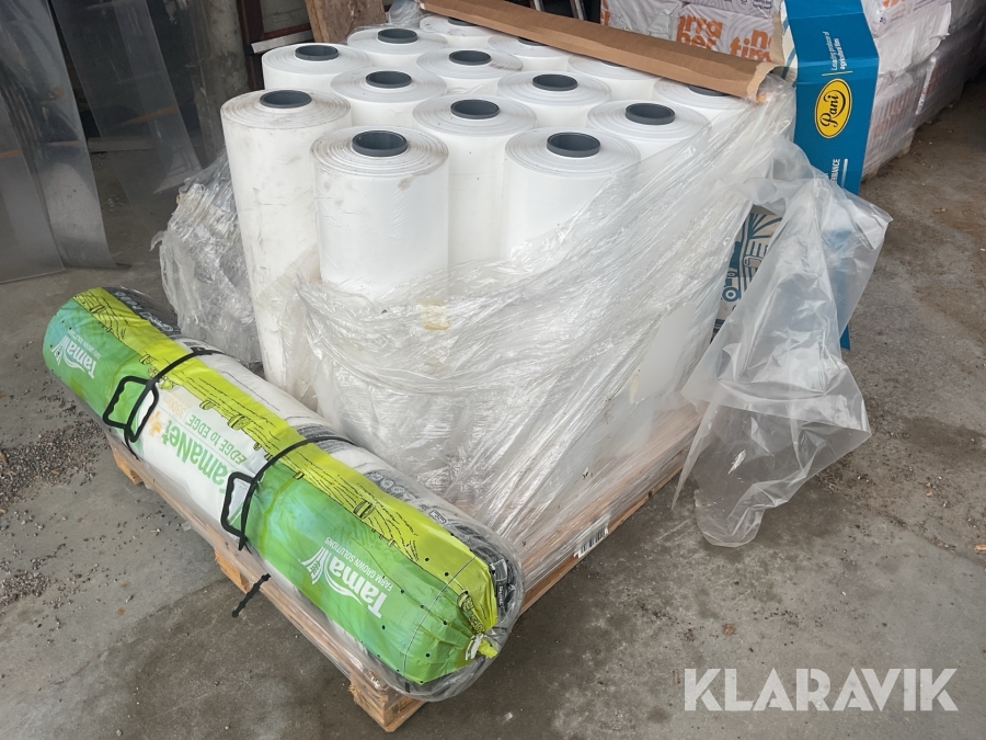 14st balplastrullar + nät Rani 750Wx0,025mm 1500m