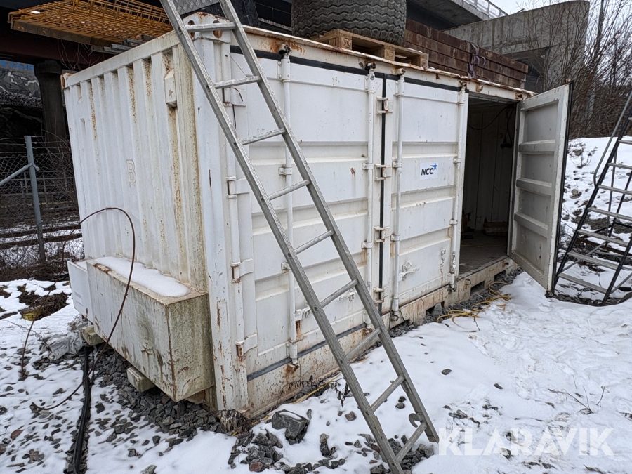 20 fot Container med injekteringsstavar Caru Containers