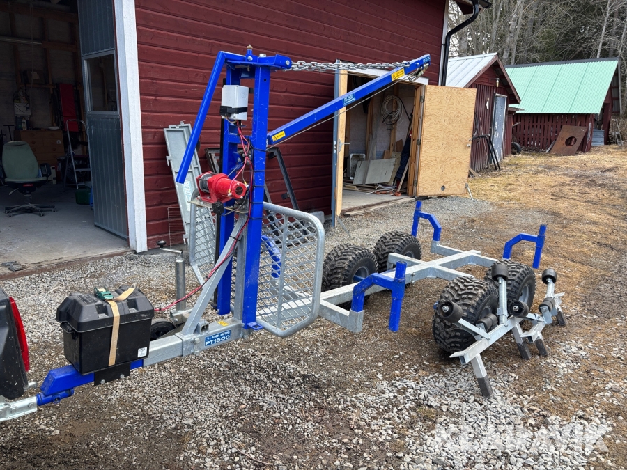Skogsvagn till ATV Kranman PT1500