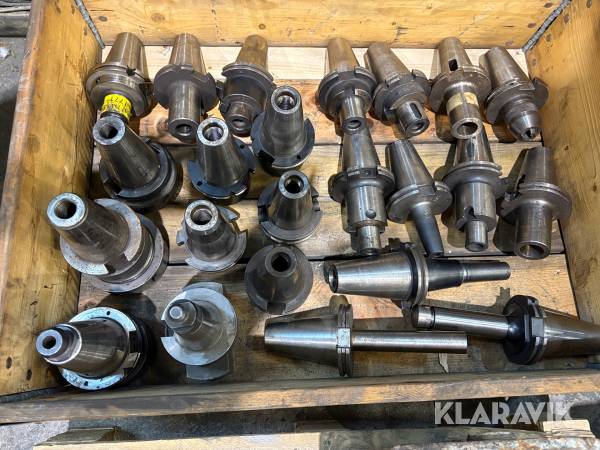 Verktygskonor / Fräschuckar 23 st