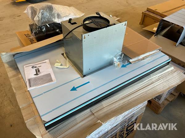 Köksfläkt CT Thermex Decor 825 frihängande, rostfri, 900 mm.