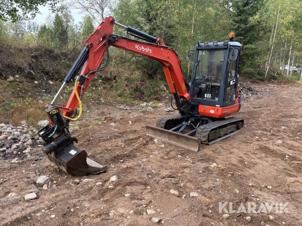 Grävmaskin Kubota KX101-3a3