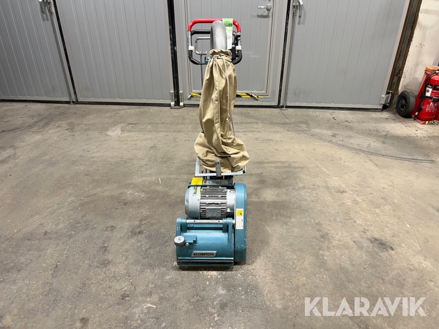 Golvslip eldriven och hjulburen Kunzle & Tasin Scorpion 