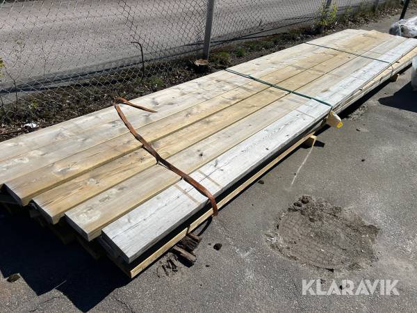 Tryckimpregnerat virke 24 st