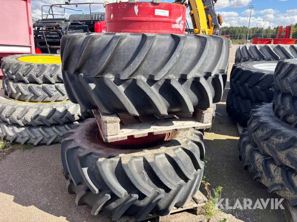 Dubbelhjul Michelin 540/65 R26 2st