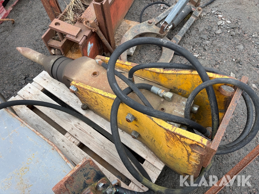 Hydraulhammare utan fäste