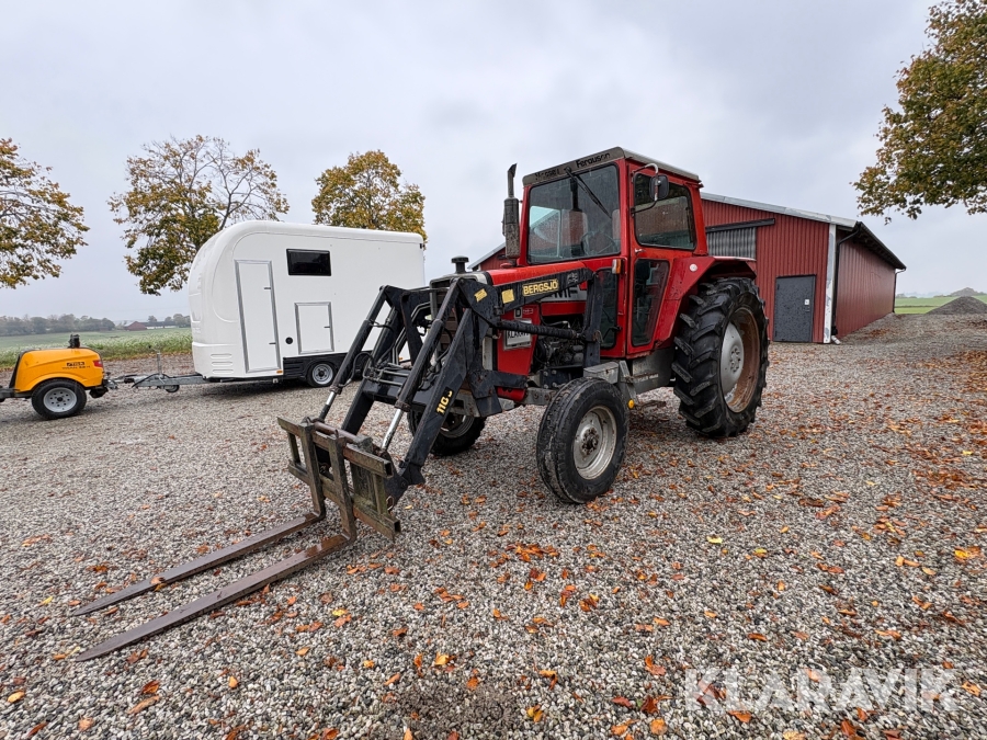 Traktor Massey Ferguson 575 D Med Frontlastare