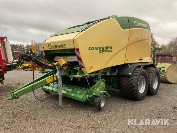 Rundbalspress/inplastare Krone Comprima CV 150XC Plus