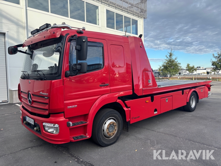 Bärgningsbil Mercedes-Benz Atego 1223 med Tevor byggnation