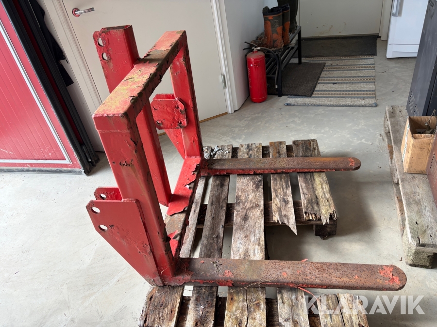 Pallgafflar 0,85 m med trepunktsfäste