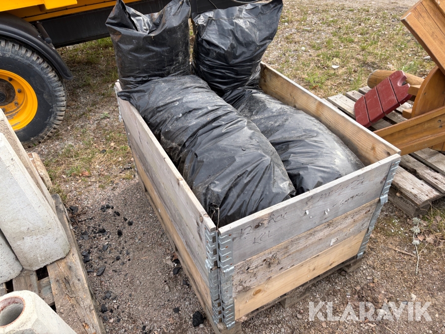 Tjältiningskol 12 säckar