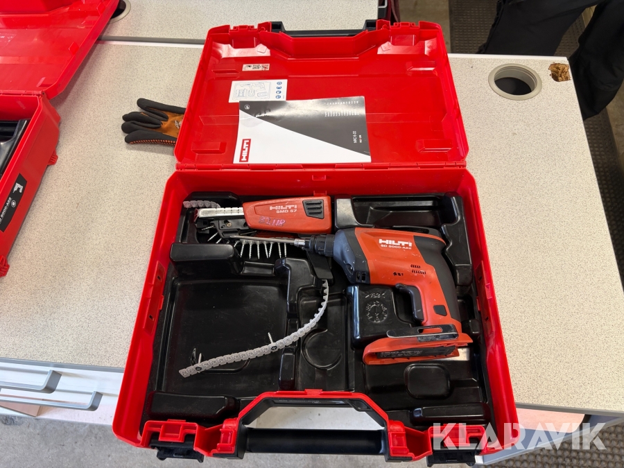 Gipsskruvdragare Hilti SD5000-A22 + SMD 57
