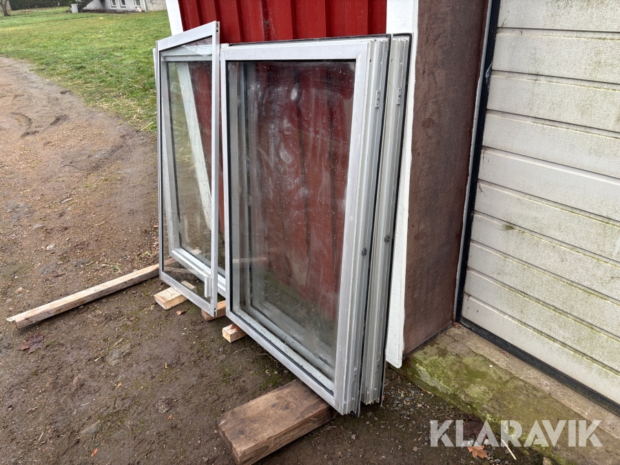 Aluminiumfönster - Totalt 4st