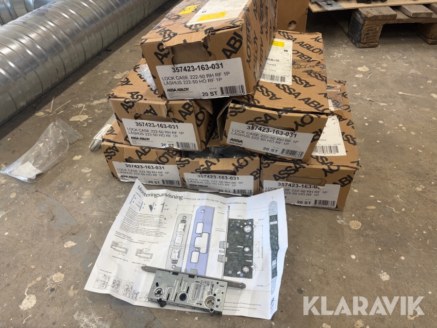 Låshus ASSA ABLOY ca 120st