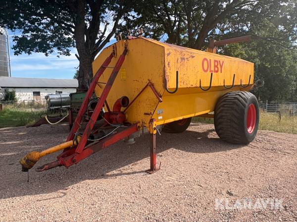 Gödselspridare Olby-maskiner 8B3 3m3  pump