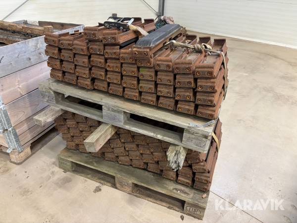 Gummiplattor till bandgrävare Rubbertrack 600