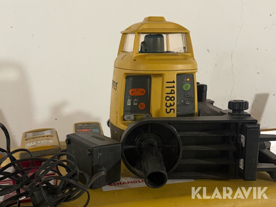 Plan/rörlaser Topcon RL-VH30 med lutning