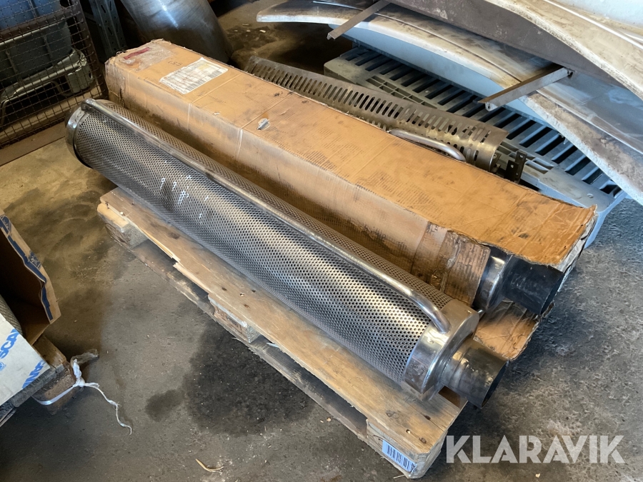 Avgasdelar med ljuddämpare för Lastbil