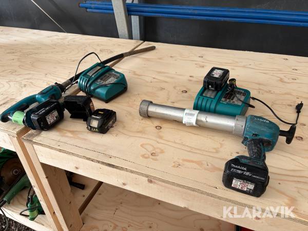 Vibrostav & fogpistol Makita