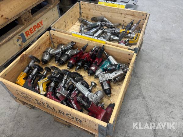 Parti med tryckluftsverktyg