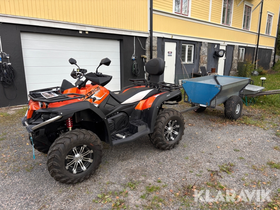 ATV CFMoto 550 Lång med vagn