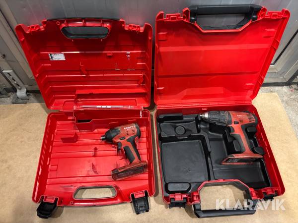 Skruvdragare och slagborrmaskin Hilti SID 4-A22 och SFC 22-A