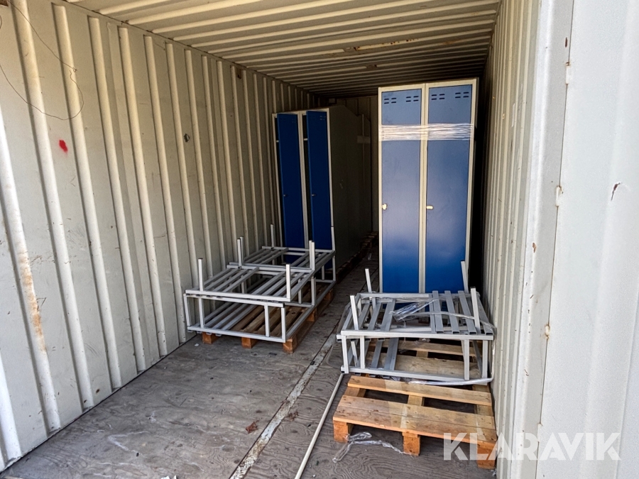 Omklädningsskåp 10st