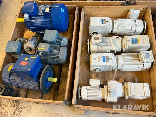 Elmotorer parti med 12 st elmotorer