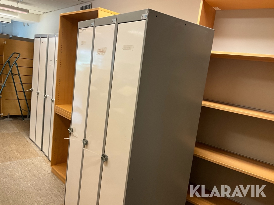Omklädningsskåp SAFAC 9 st
