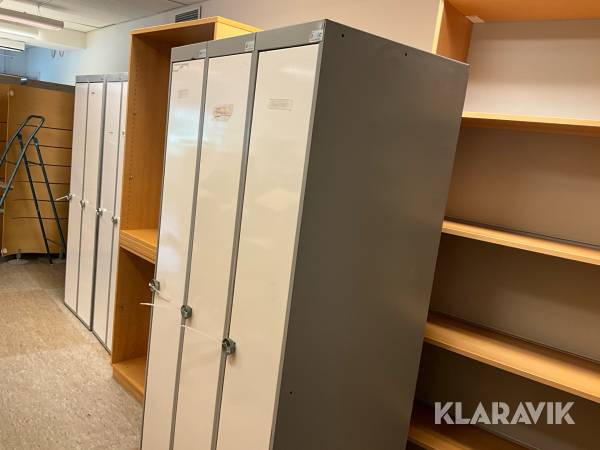 Omklädningsskåp SAFAC 9 st